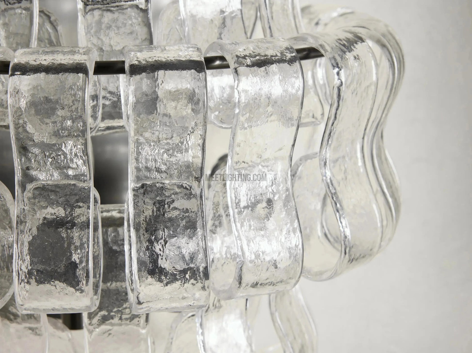 Ghiaccio Art Glass Wall Sconce - King Lamps