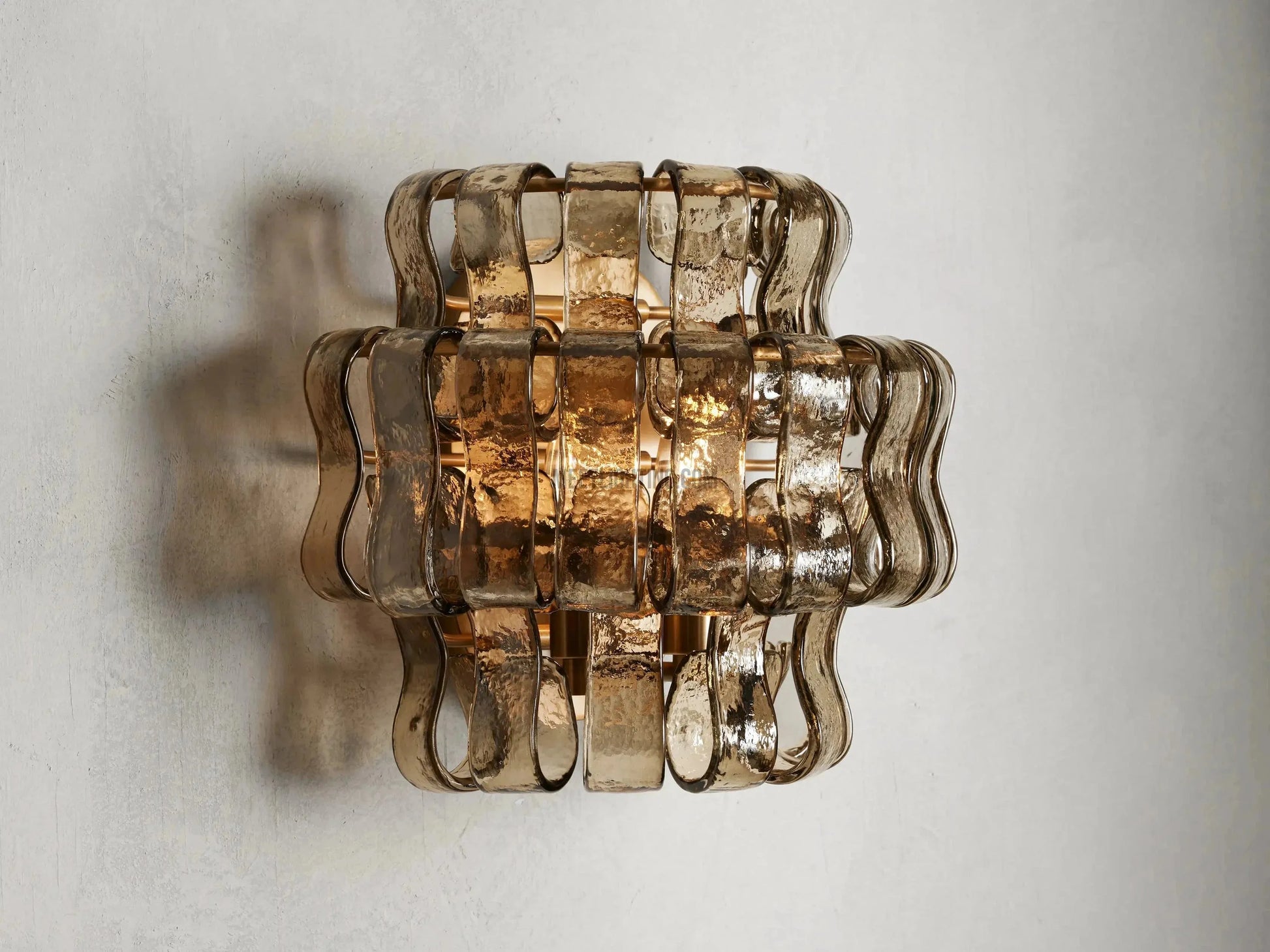 Ghiaccio Art Glass Wall Sconce - King Lamps