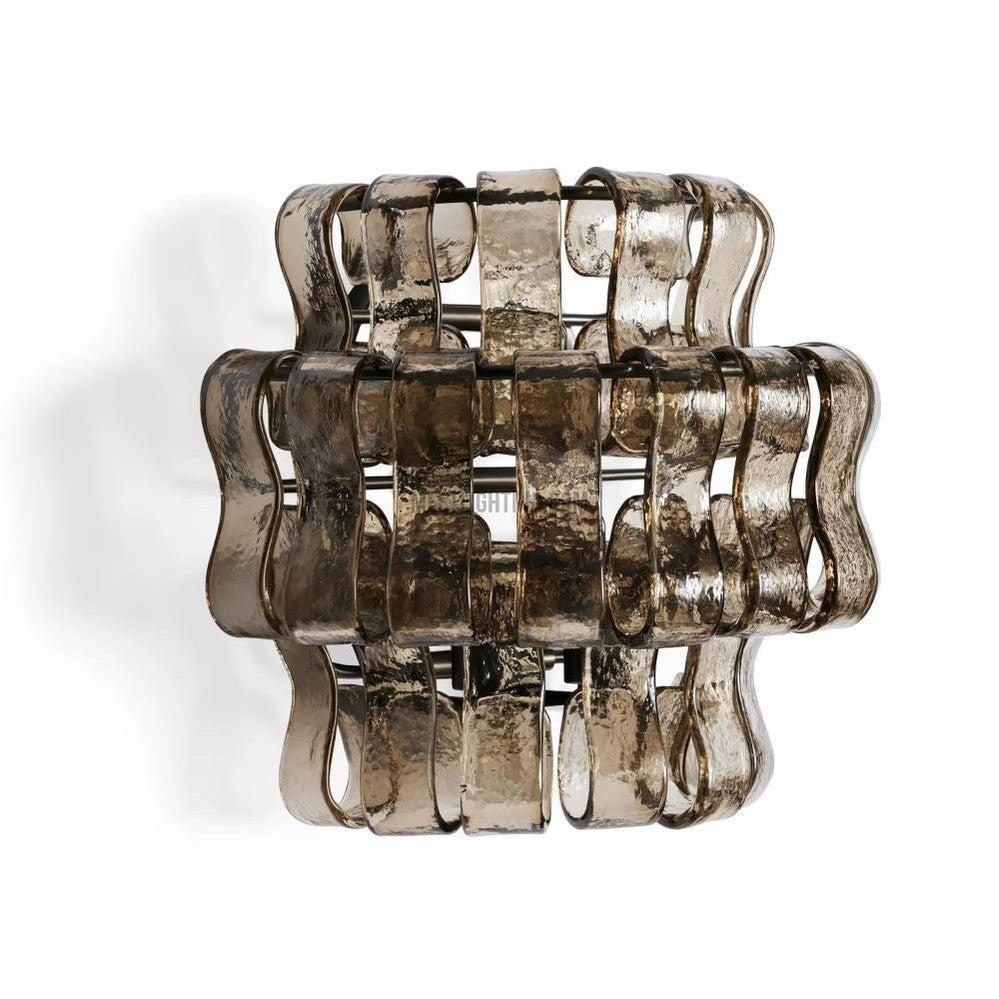 Ghiaccio Art Glass Wall Sconce - King Lamps