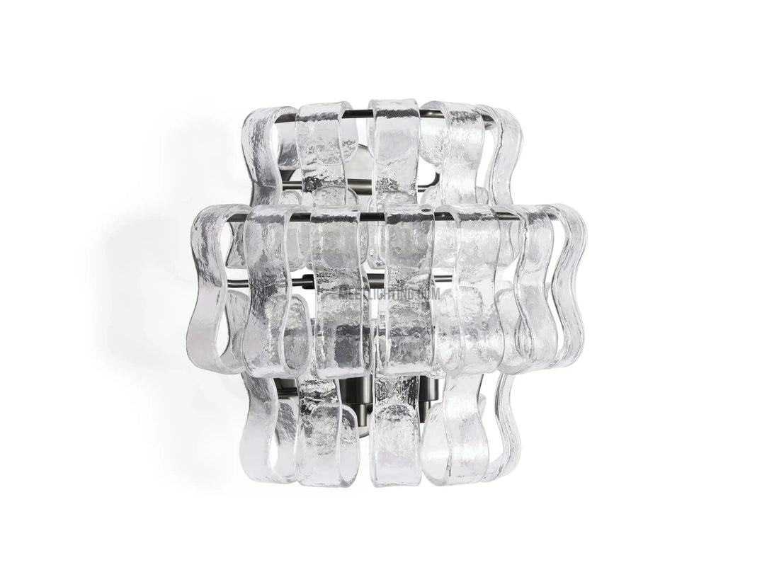 Ghiaccio Art Glass Wall Sconce - King Lamps