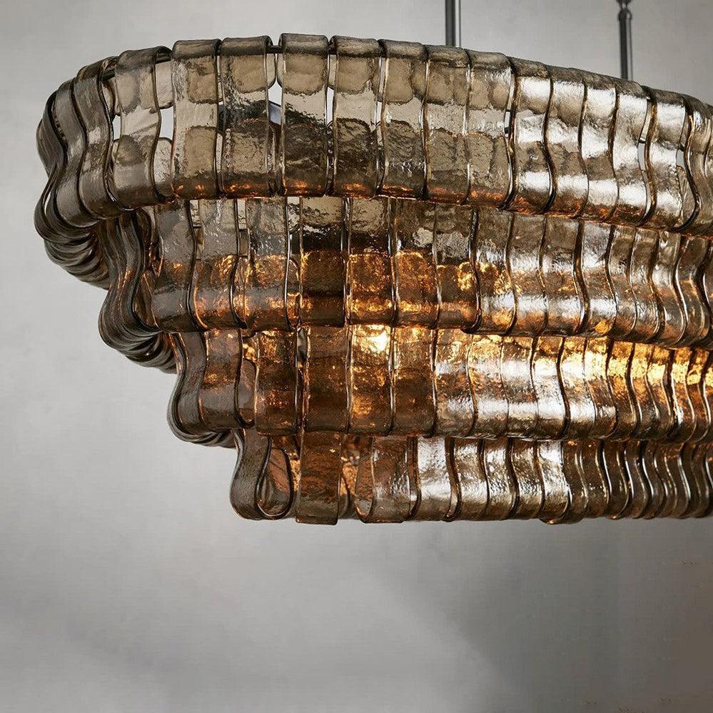 Ghiaccio Oval Chandelier 54" 65" - King Lamps