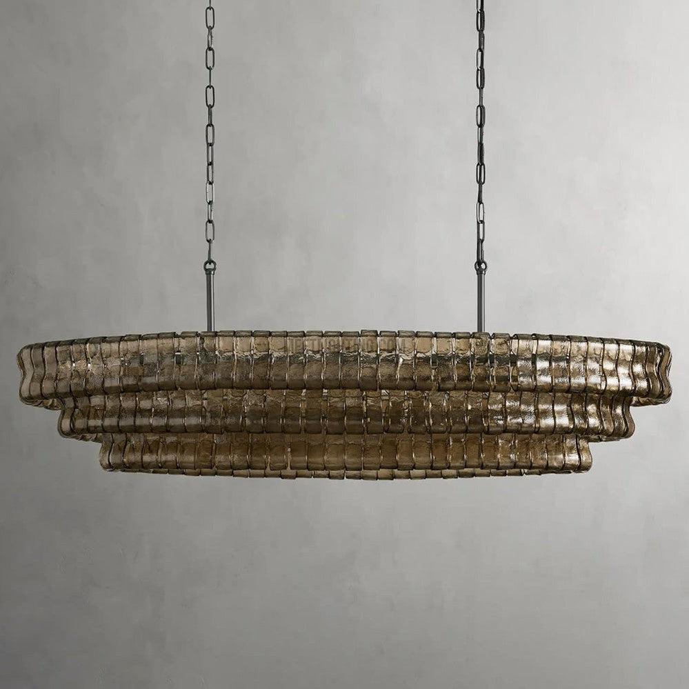 Ghiaccio Oval Chandelier 54" 65" - King Lamps
