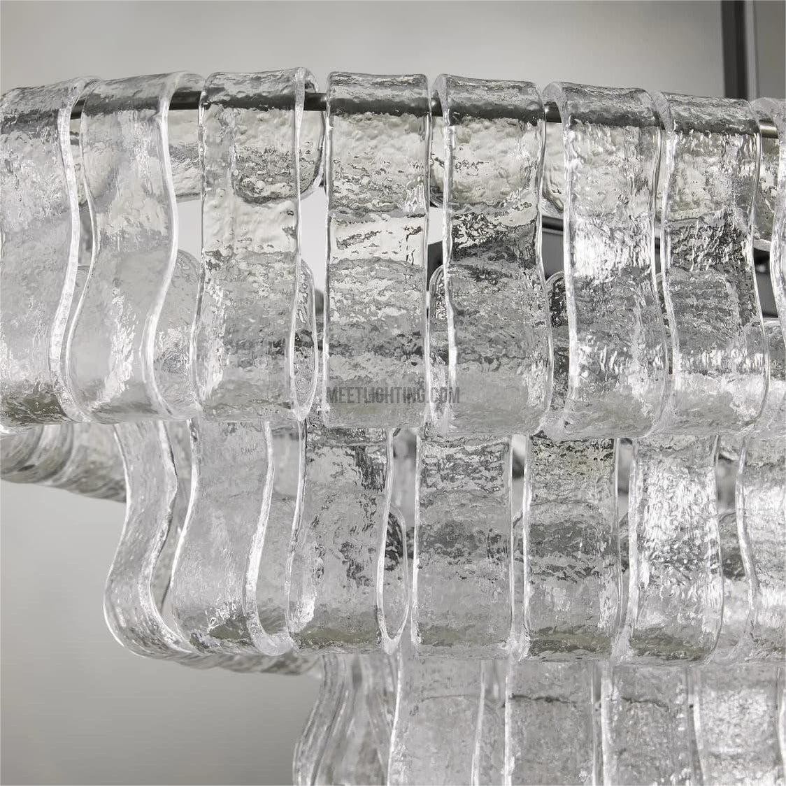 Ghiaccio Oval Chandelier 54" 65" - King Lamps