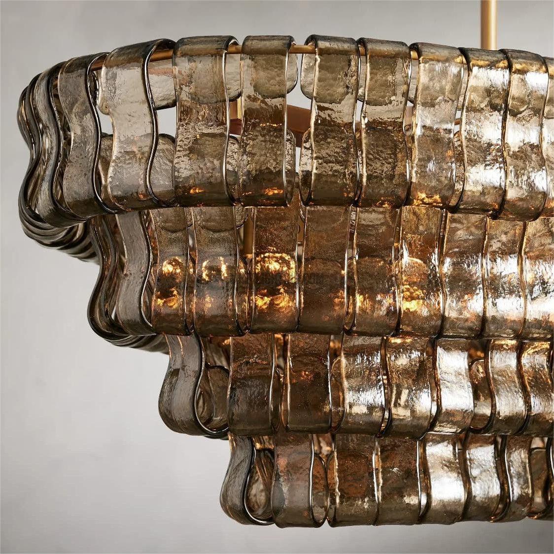 Ghiaccio Oval Chandelier 54" 65" - King Lamps