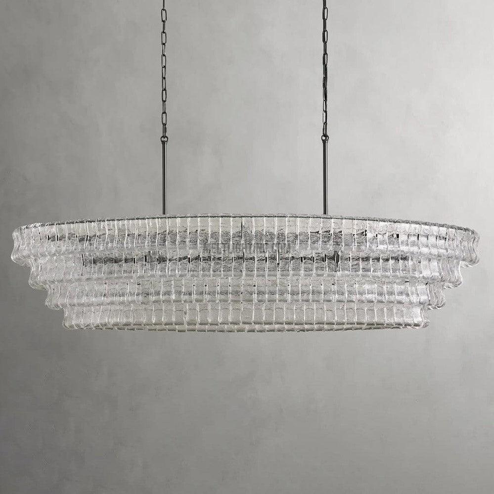 Ghiaccio Oval Chandelier 54" 65" - King Lamps
