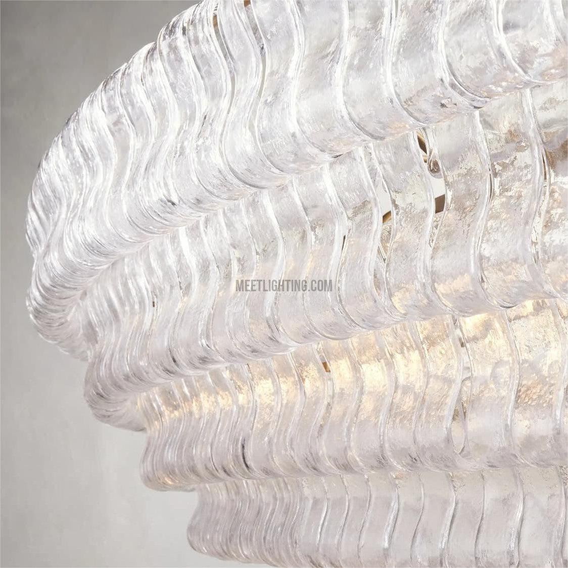 Ghiaccio Oval Chandelier 54" 65" - King Lamps