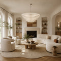 Amor 7-Tier Ghiaccio Glass Round Chandelier 60