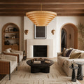Amor 7-Tier Ghiaccio Glass Round Chandelier 60
