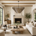 Amor 7-Tier Ghiaccio Glass Round Chandelier 60