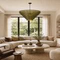 Amor 7-Tier Ghiaccio Glass Round Chandelier 60