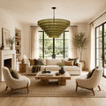 Amor 7-Tier Ghiaccio Glass Round Chandelier 60