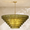 Amor 7-Tier Ghiaccio Glass Round Chandelier 60