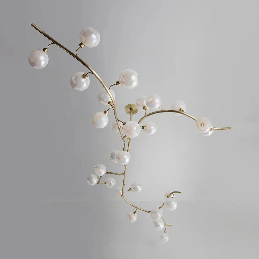 Contemporary Hand-blown Glass Globes Branch Chandelier for Dining Room Living Room and Kitchen Island - King Lamps