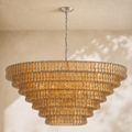 Amor 7-Tier Ghiaccio Glass Round Chandelier 60