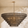 Amor 7-Tier Ghiaccio Glass Round Chandelier 60
