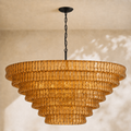 Amor 7-Tier Ghiaccio Glass Round Chandelier 60