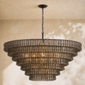 Amor 7-Tier Ghiaccio Glass Round Chandelier 60