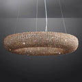 Halo Crystal Round LED Chandelier 32