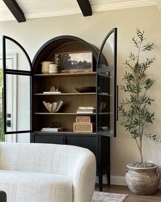 Hendi Glass Cabinet-Kinglamps