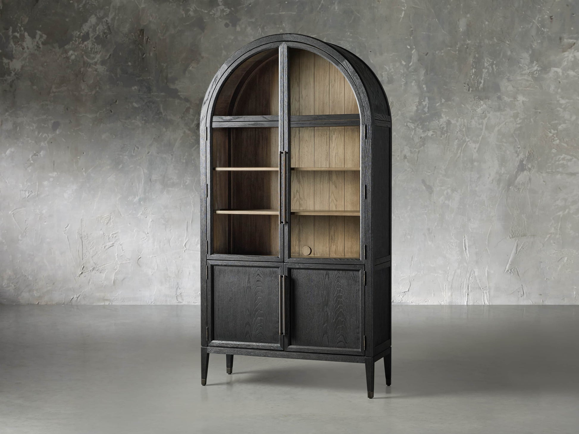 Hendi Glass Cabinet-Kinglamps