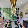 Soltaire Crystal Linear Chandelier 37