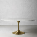 Tulip Oval Pedestal Dining Table