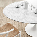 Tulip Oval Pedestal Dining Table