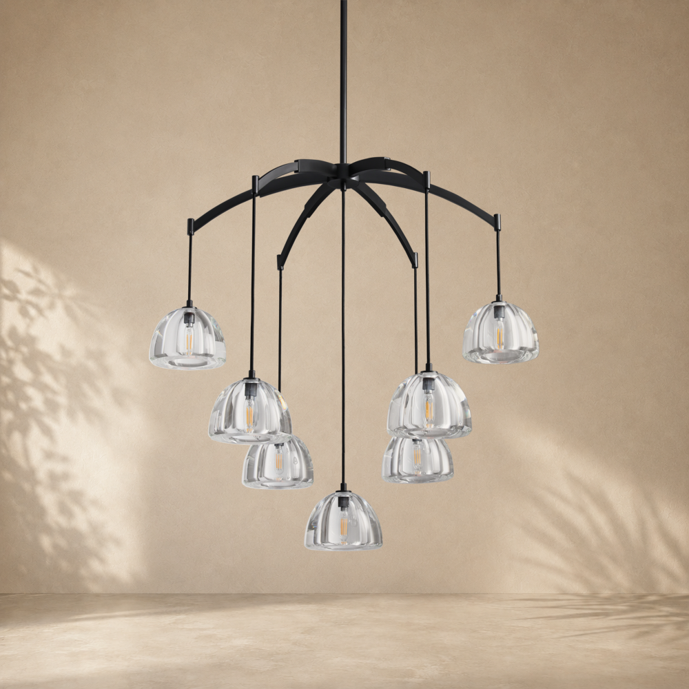 Hemisphere Round Chandelier 36″