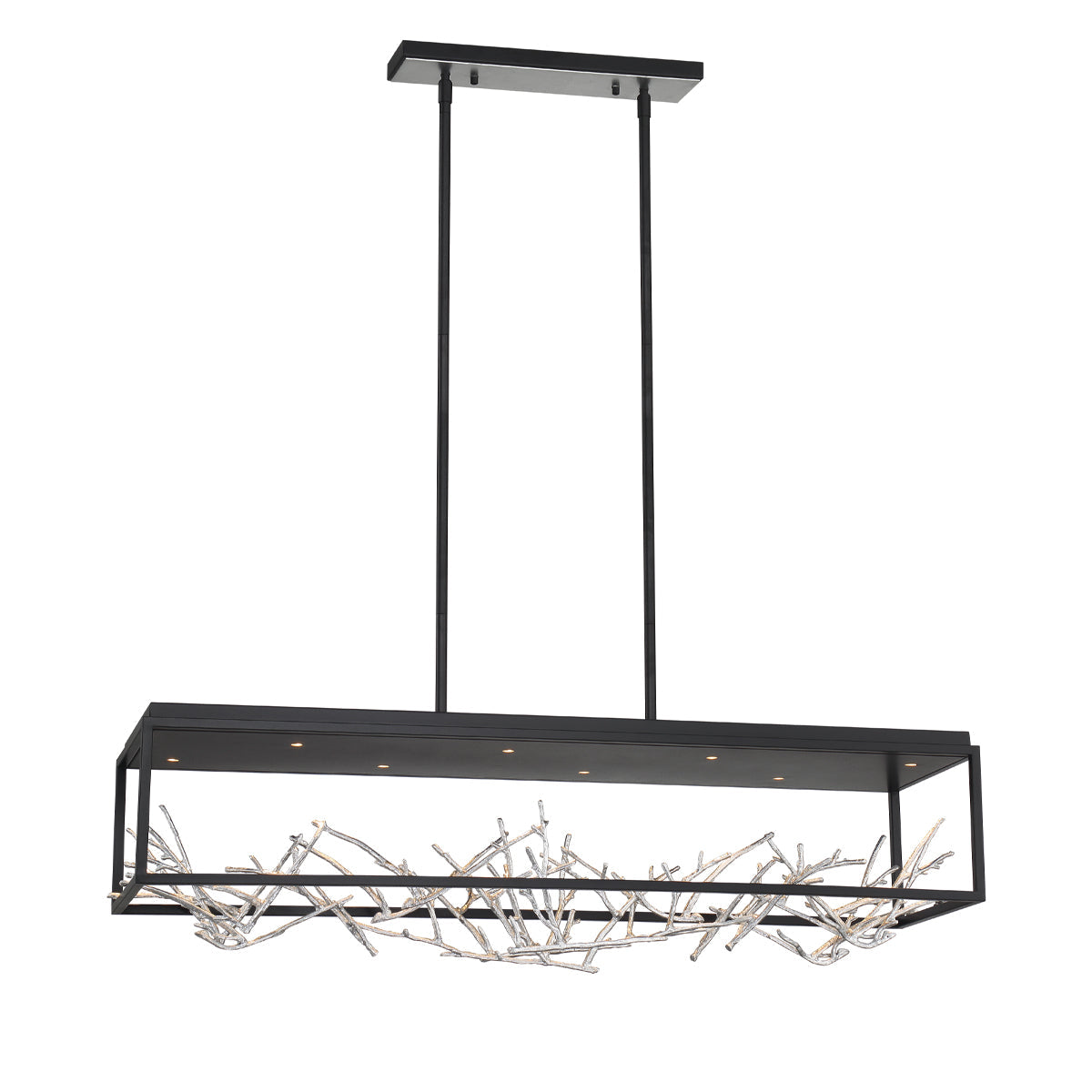 Aerie 8-Light 42" Linear Chandelier-King Lamps