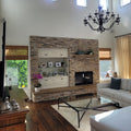 Thaddeus Forged Iron Square Glass Coffee Table - King Lamps