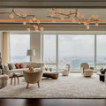 Contemporary Hand-blown Glass Globes Branch Chandelier for Dining Room Living Room and Kitchen Island - King Lamps