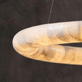 Karen Calcite Curve Ring Chandelier - King Lamps