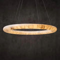 Karen Calcite Curve Ring Chandelier - King Lamps