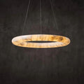 Karen Calcite Curve Ring Chandelier - King Lamps