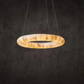 Karen Calcite Curve Ring Chandelier - King Lamps