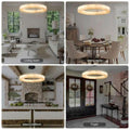 Karen Calcite Ring Chandelier 30″39″ - King Lamps