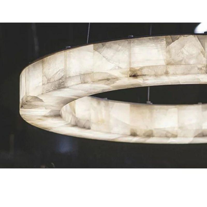Karen Calcite Ring Chandelier 30″39″ - King Lamps
