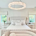 Karen Calcite Ring Chandelier 30″39″ - King Lamps