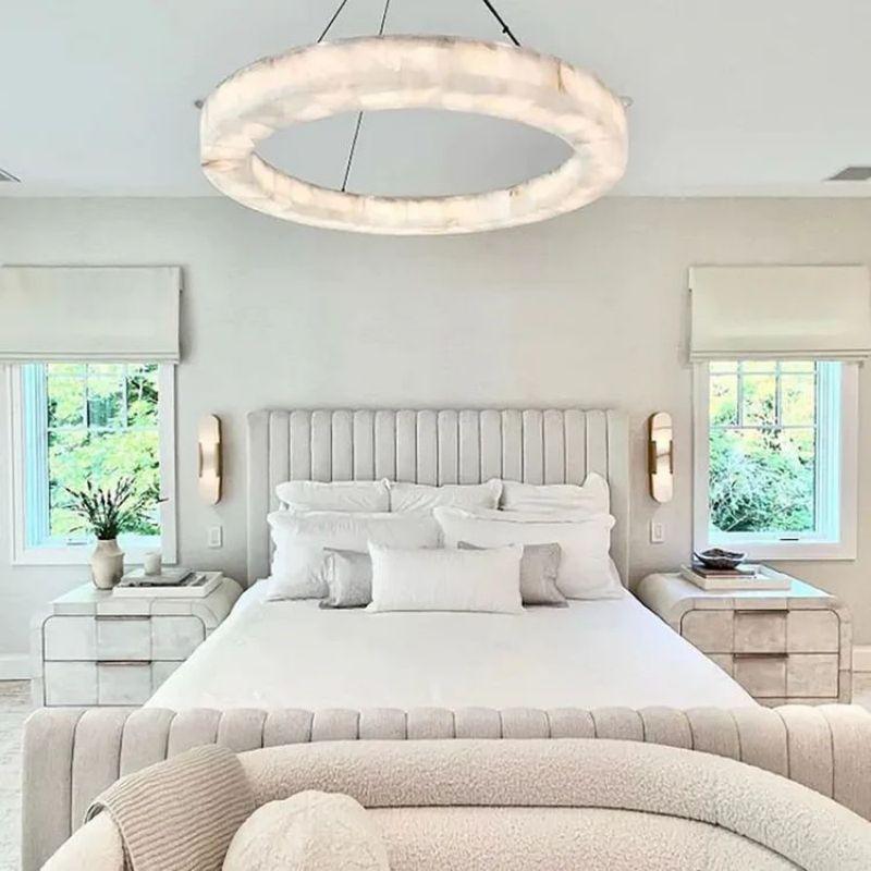 Karen Calcite Ring Chandelier 30″39″ - King Lamps