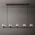 Demaret Crystal Double Linear Chandelier 54'' - King Lamps