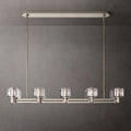 Demaret Crystal Double Linear Chandelier 54'' - King Lamps