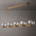 Demaret Crystal Double Linear Chandelier 54'' - King Lamps