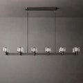 Demaret Crystal Double Linear Chandelier 72'' - King Lamps