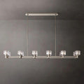 Demaret Crystal Double Linear Chandelier 72'' - King Lamps