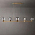 Demaret Crystal Linear Chandelier 54'' - King Lamps