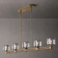 Demaret Crystal Linear Chandelier 54'' - King Lamps