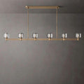 Demaret Crystal Linear Chandelier 72'' - King Lamps