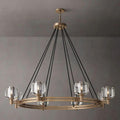 Demaret Crystal Round Chandelier 48'' - King Lamps