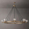 Demaret Crystal Round Chandelier 60'' - King Lamps