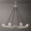 Demaret Crystal Round Chandelier 60'' - King Lamps